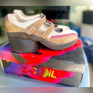 Z Coil Loryn Mary Jane Cowhide Leather Padded Orthopedic Spring Shoe Size 11